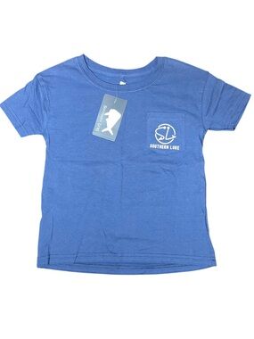 Southern Lure Blue Truck Mountain Jeep Short Sleeve Tee Shirt NWT Small